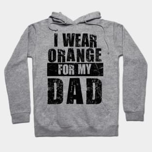 I wear Orange for my Dad Shirt, Kidney Cancer Family Hoodie